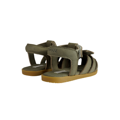 Damio Sandals | Frog | Stone Nubuck