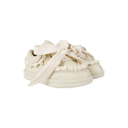 Wisel Sneakers | Cream Leather