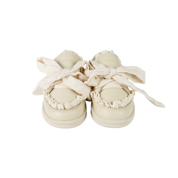 Wisel Sneakers | Cream Leather