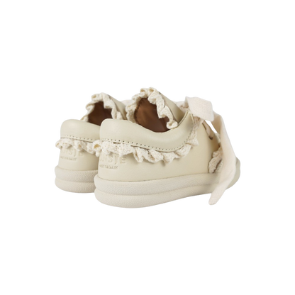 Wisel Sneakers | Cream Leather