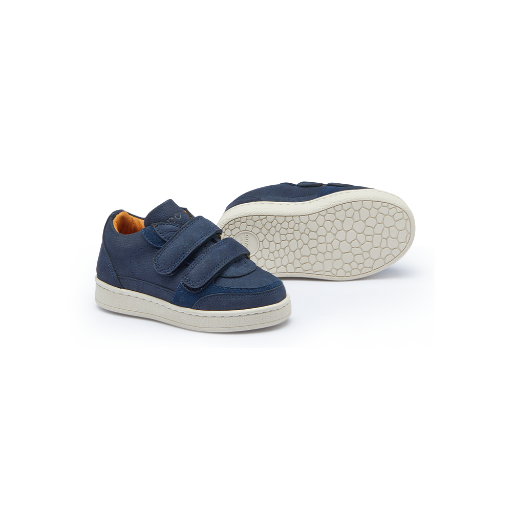 Jeyo Sneakers | Navy Betting Leather