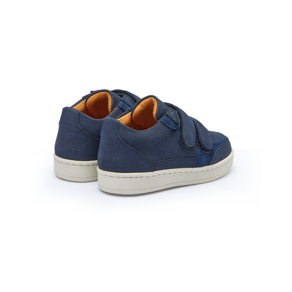 Jeyo Sneakers | Navy Betting Leather