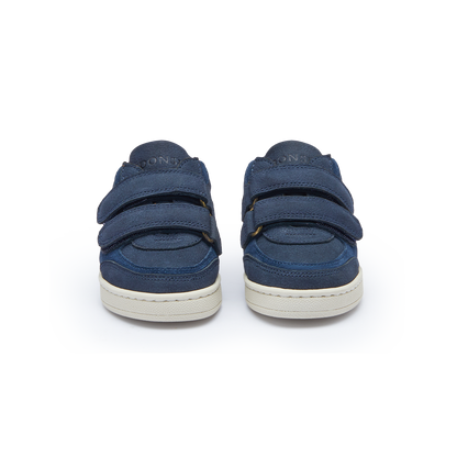 Jeyo Sneakers | Navy Betting Leather