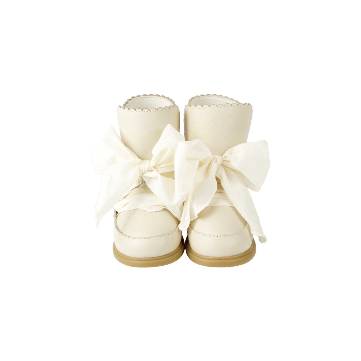 Junow Boots | Cream Leather