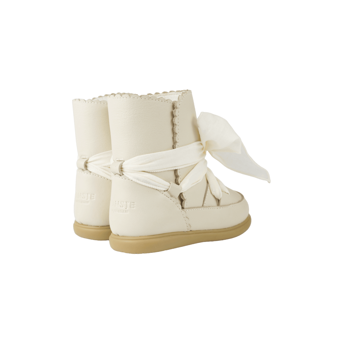 Junow Boots | Cream Leather