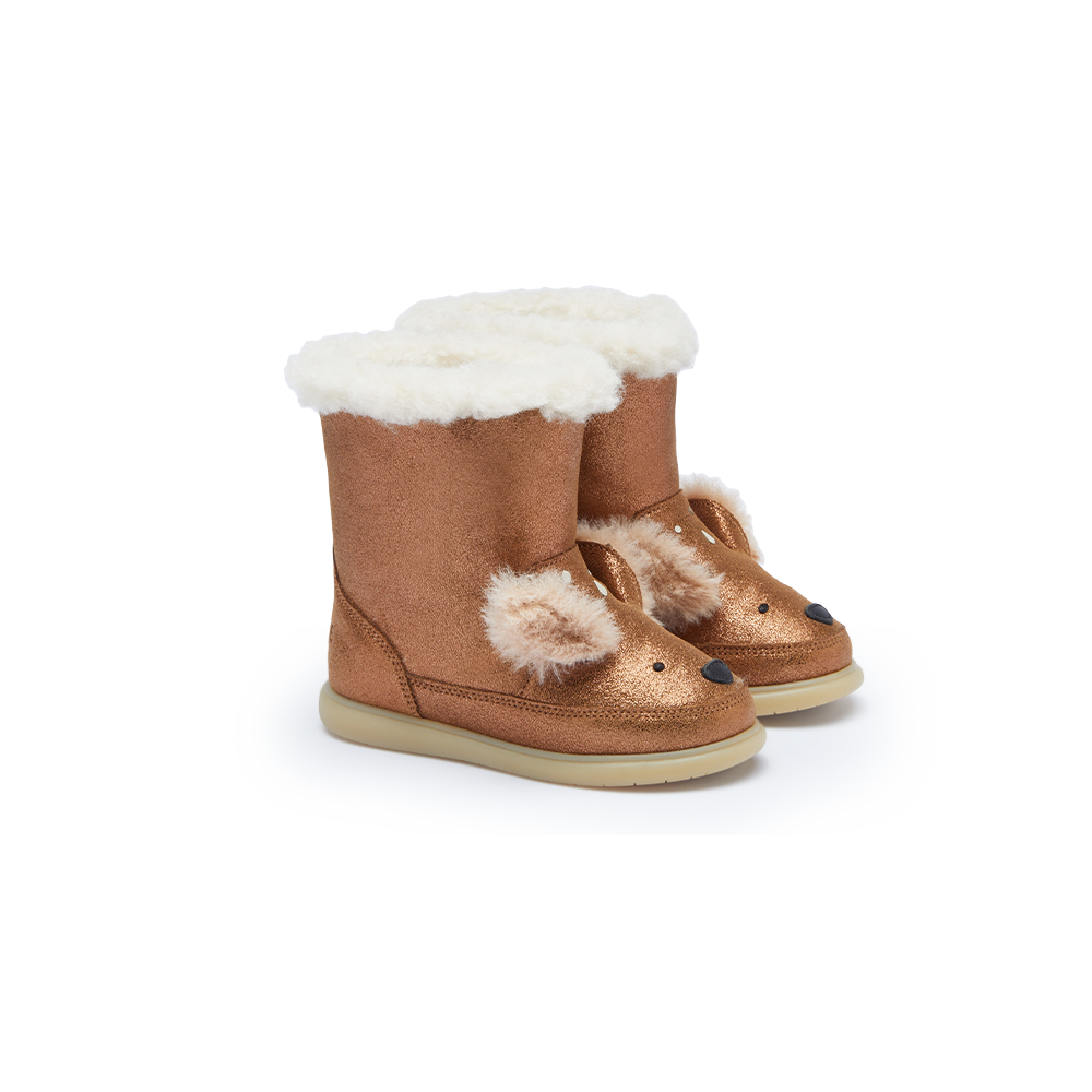 Meloniek Boots | Deer | Bronze Metallic Leather