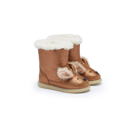 Meloniek Boots | Deer | Bronze Metallic Leather