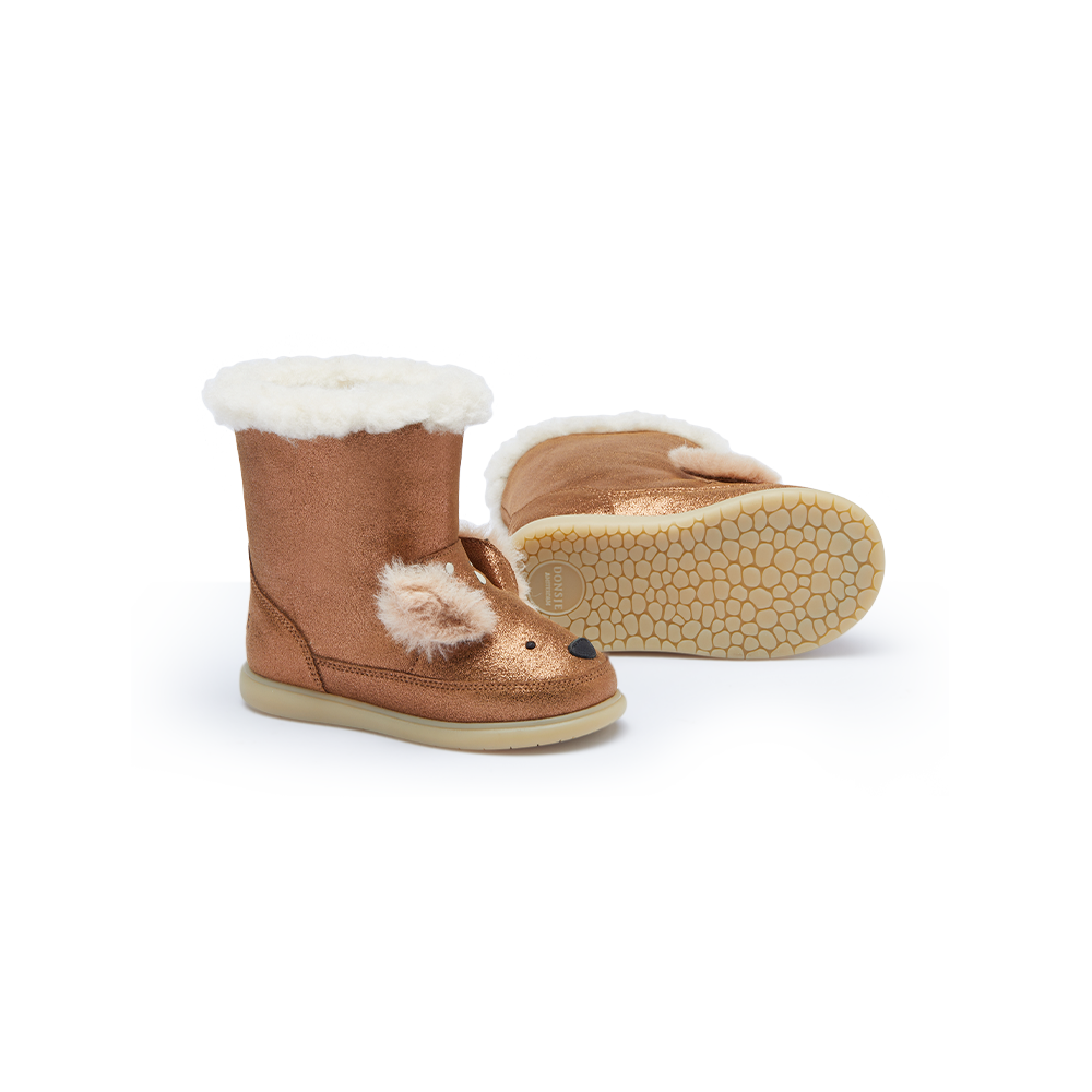 Meloniek Boots | Deer | Bronze Metallic Leather