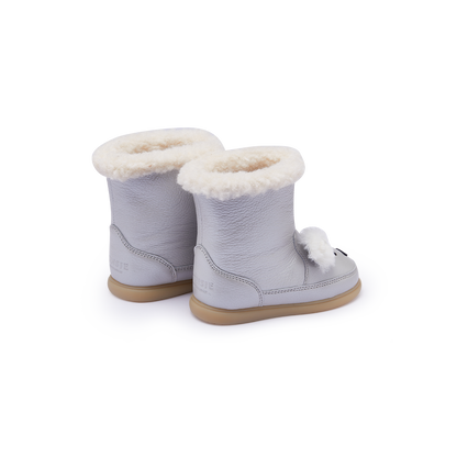 Meloniek Boots | Polar Fox | Silver Blue Metallic Leather