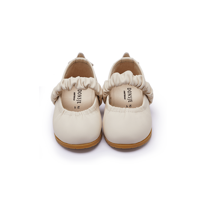 Vauran Ballerinas | Shooting Star | Cream Sheep Leather