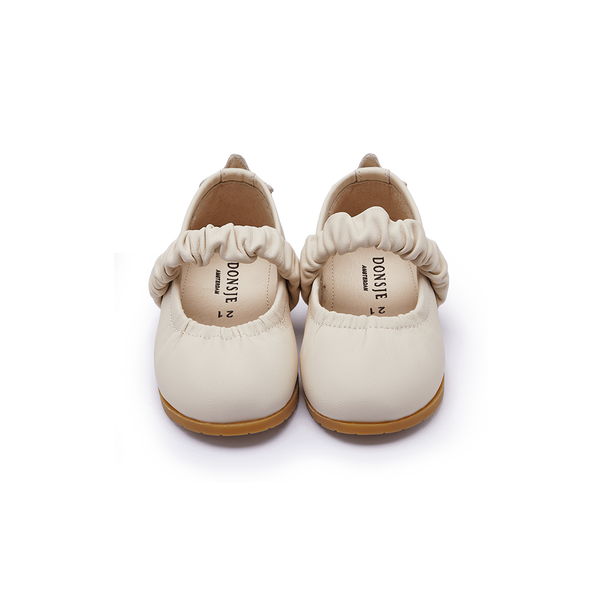 Vauran Ballerinas | Shooting Star | Cream Sheep Leather