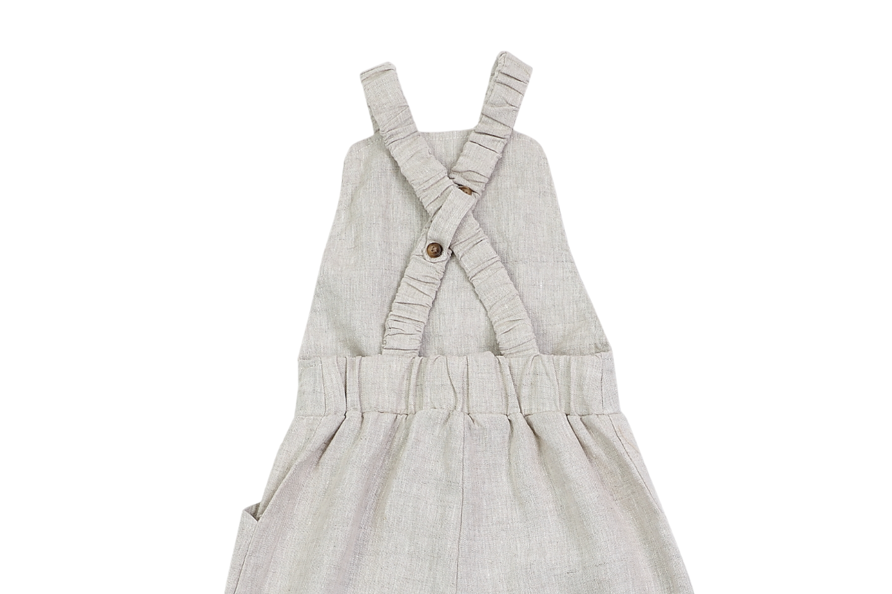 Jeffrey Linen Overall | Natural Linen