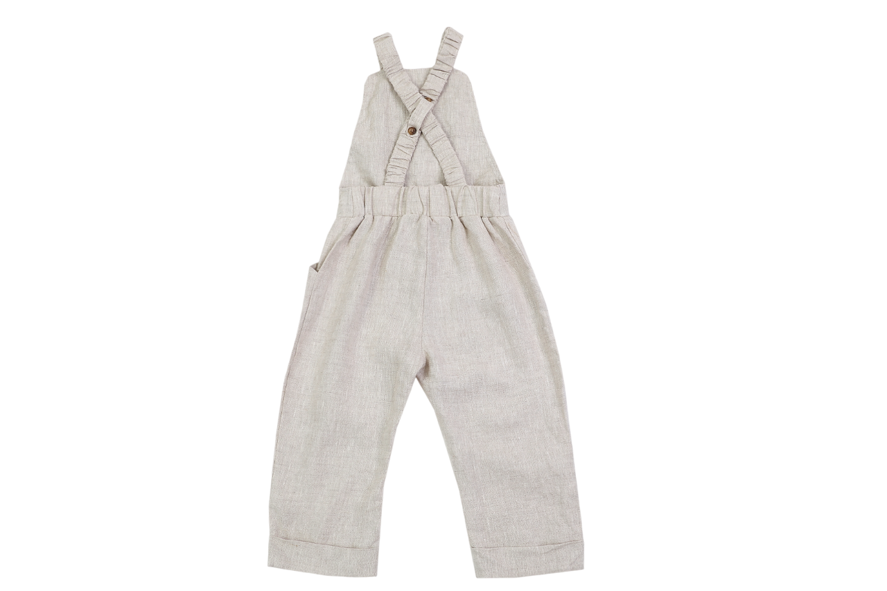 Jeffrey Linen Overall | Natural Linen