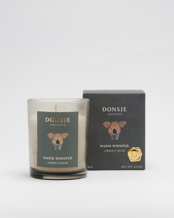 Warm Whisper Scented Candle | Amber & Musk