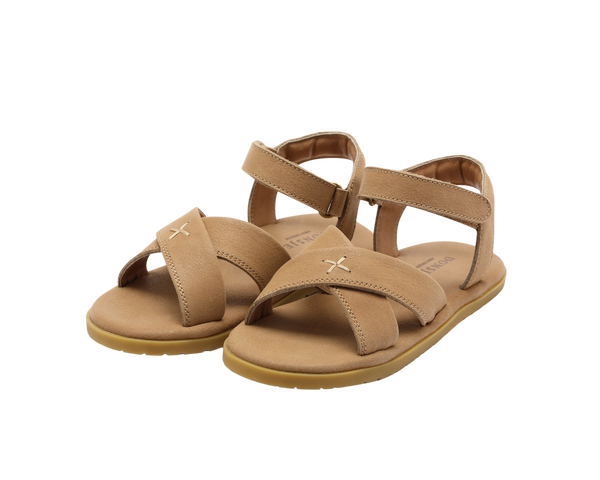 Qotis Sandals | Taupe Leather