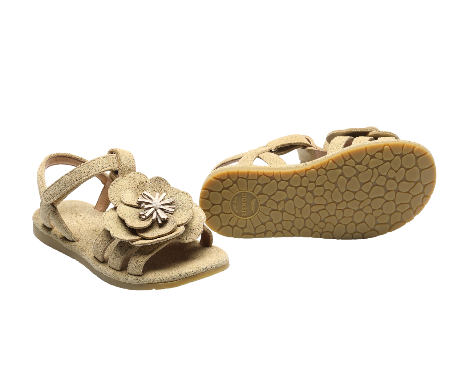 Iles Fields Sandals | Buttercup | Truffle Metallic Leather