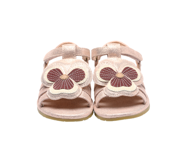 Iles Fields Sandals | Violette | Powder Metallic Leather