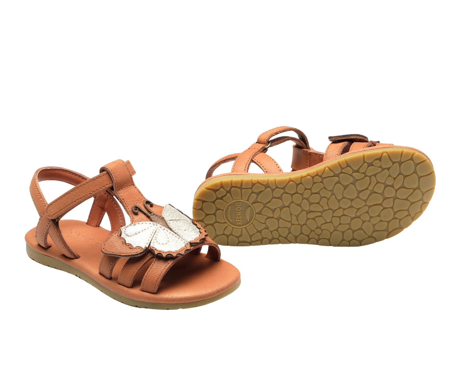 Iles Sky Sandals | Papillon | Walnut Leather