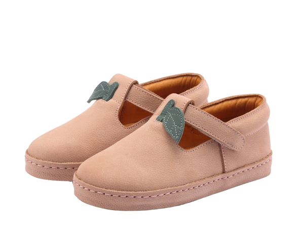 Bowi Shoes | Peach | Coral Betting Leather