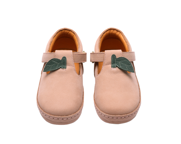 Bowi Shoes | Peach | Coral Betting Leather