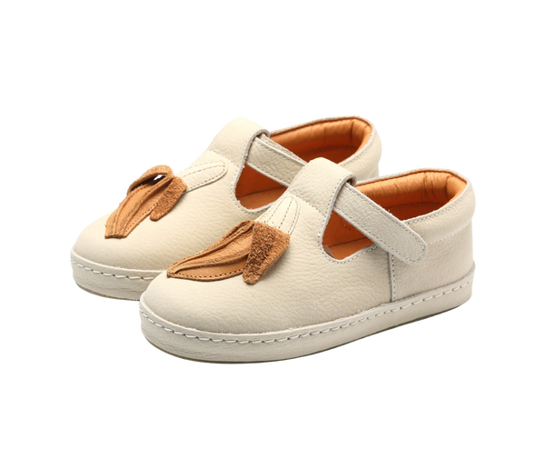 Bowi Shoes | Banana | Cream Betting Leather