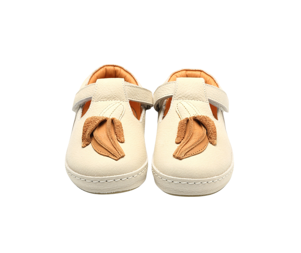 Bowi Shoes | Banana | Cream Betting Leather