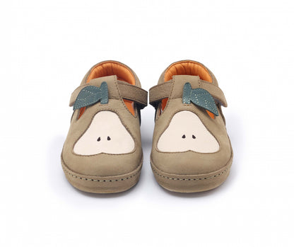Qowi Shoes | Pear | Sage Betting Leather
