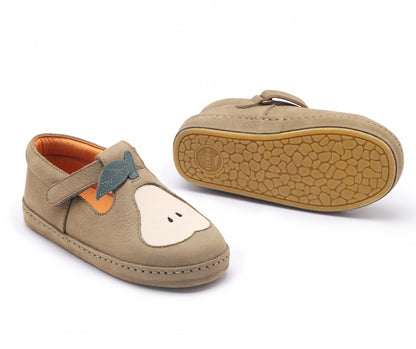 Qowi Shoes | Pear | Sage Betting Leather