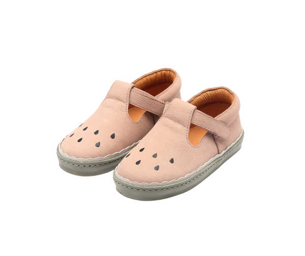 Bowi Shoes | Watermelon | Coral Betting Leather
