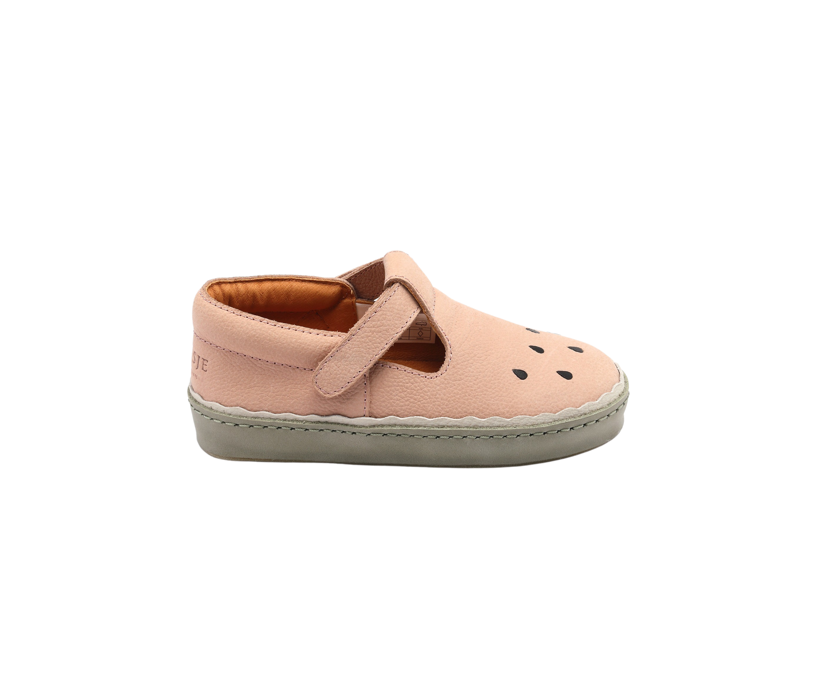 Bowi Shoes | Watermelon | Coral Betting Leather