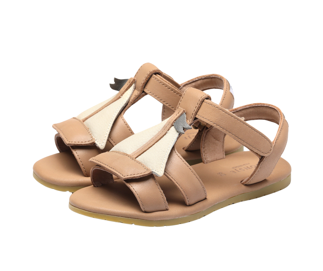 Mattia Sandals | Boat | Hazelnut Leather
