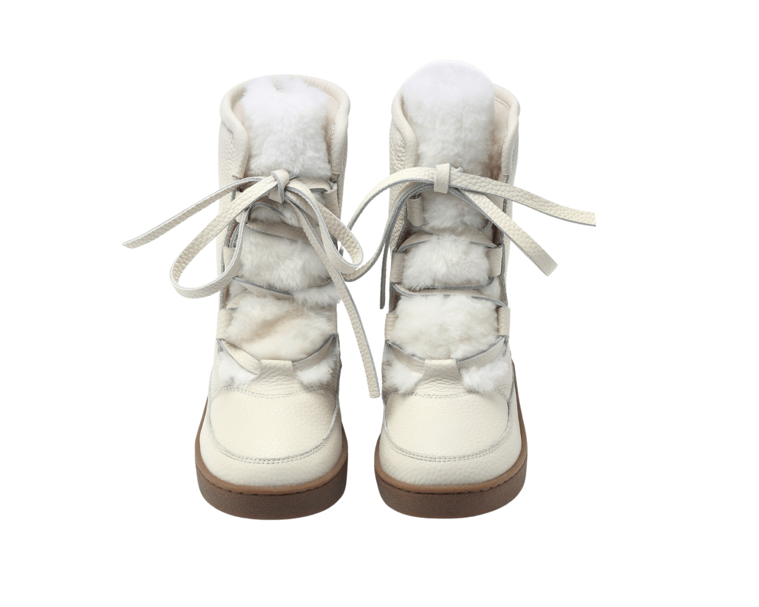 Sonny Boots | Off White Leather
