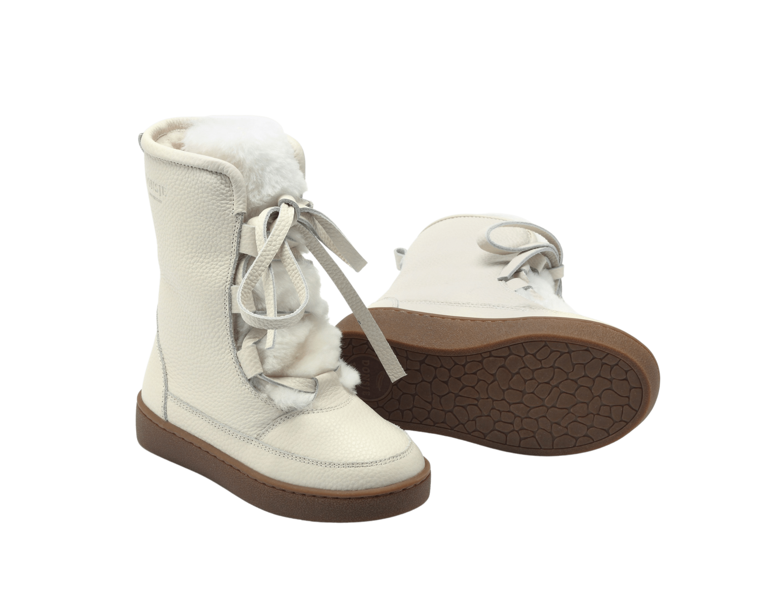 Sonny Boots | Off White Leather