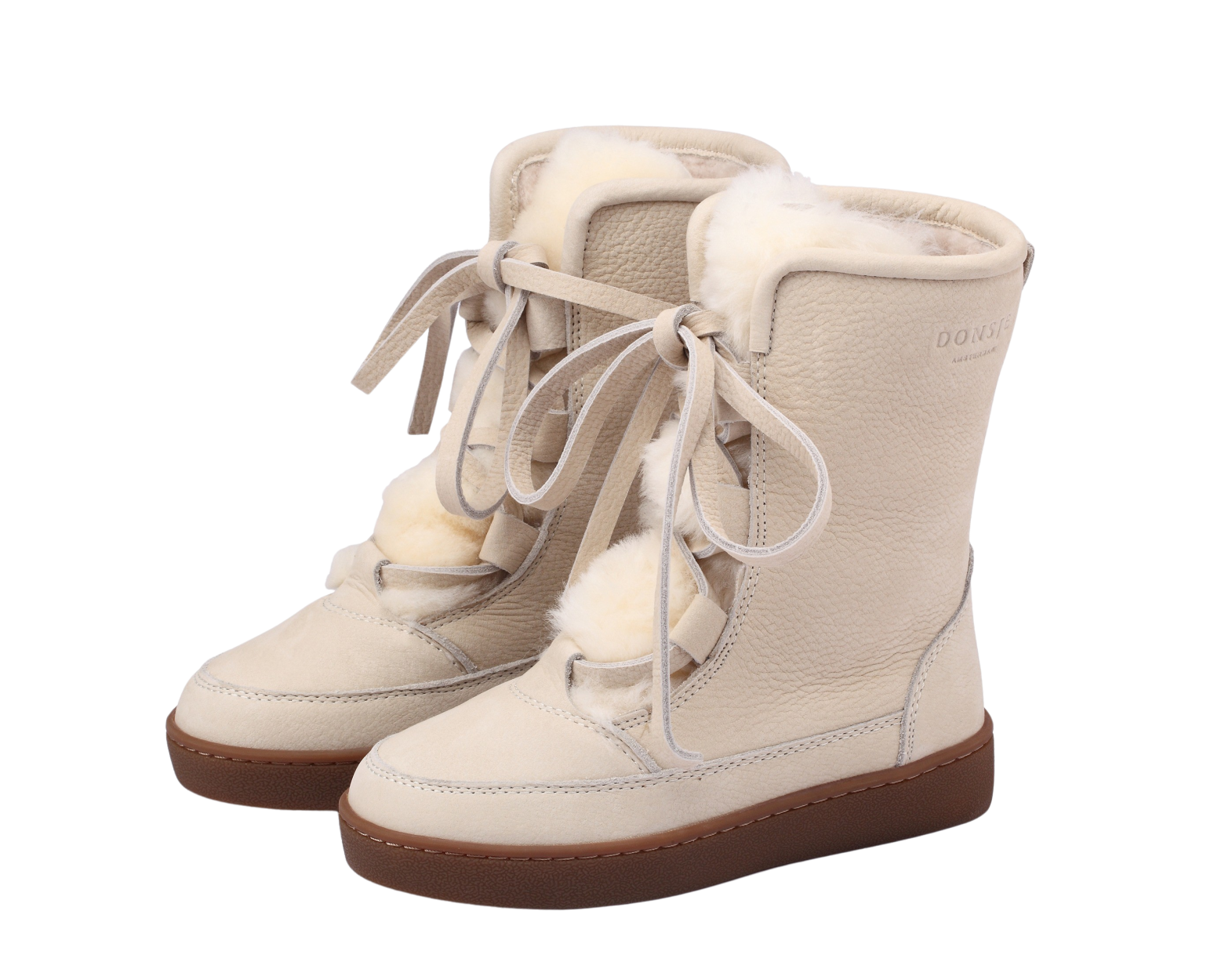 Sonny Boots | Cream Betting Leather