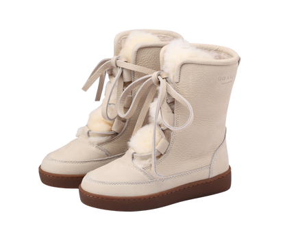 Sonny Boots | Cream Betting Leather