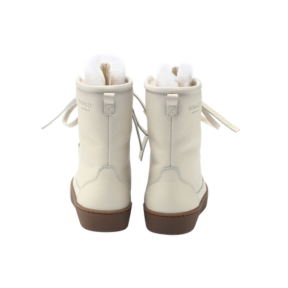 Sonny Boots | Off White Leather