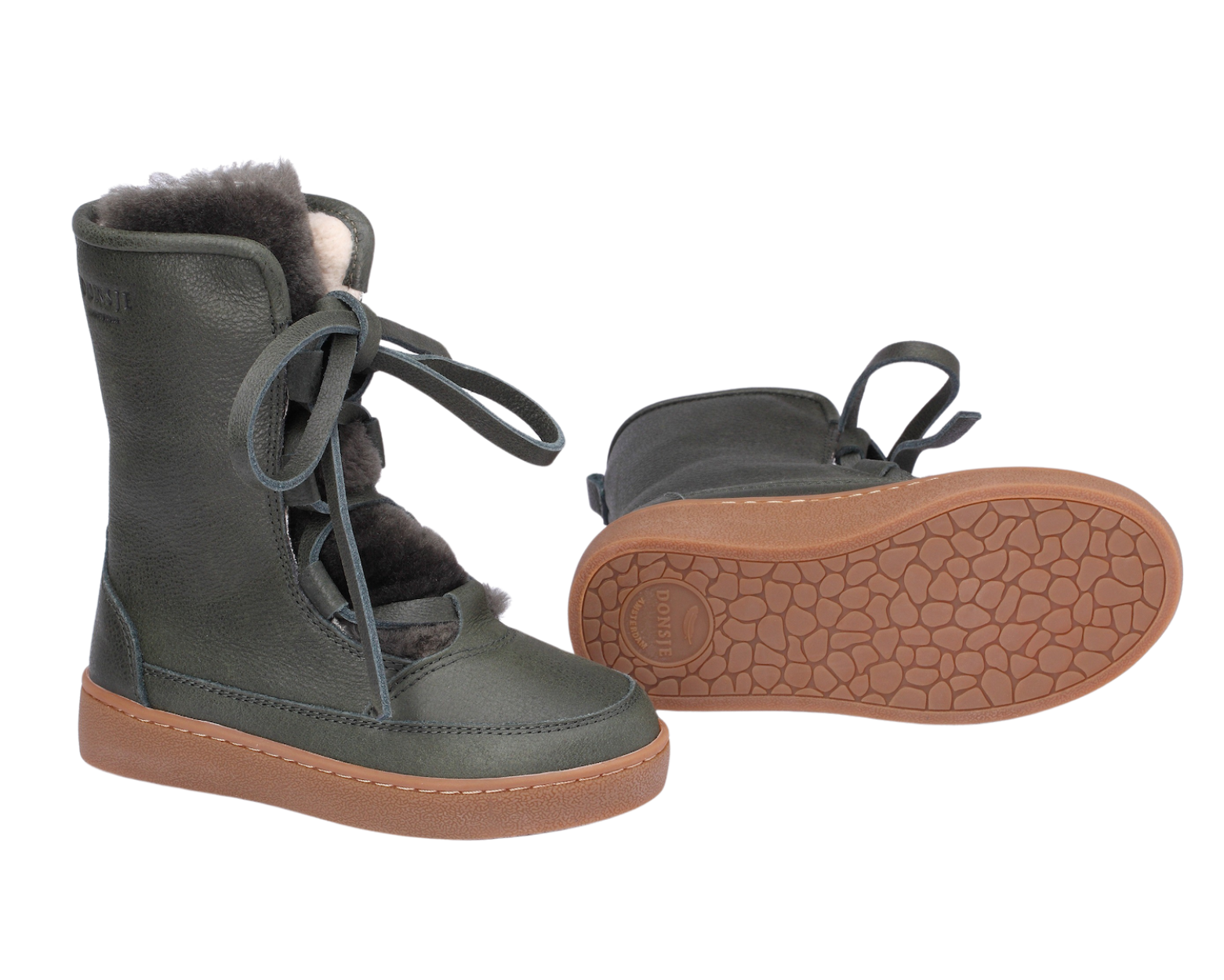 Sonny Boots | Deep Green Leather