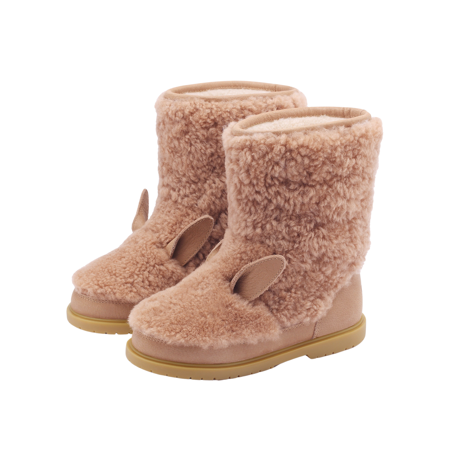 Irfi Boots | Pink Alpaca | Vintage Pink Sheep Wool