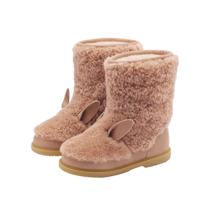 Irfi Boots | Pink Alpaca | Vintage Pink Sheep Wool