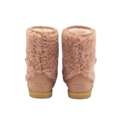 Irfi Boots | Pink Alpaca | Vintage Pink Sheep Wool