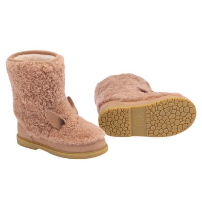 Irfi Boots | Pink Alpaca | Vintage Pink Sheep Wool