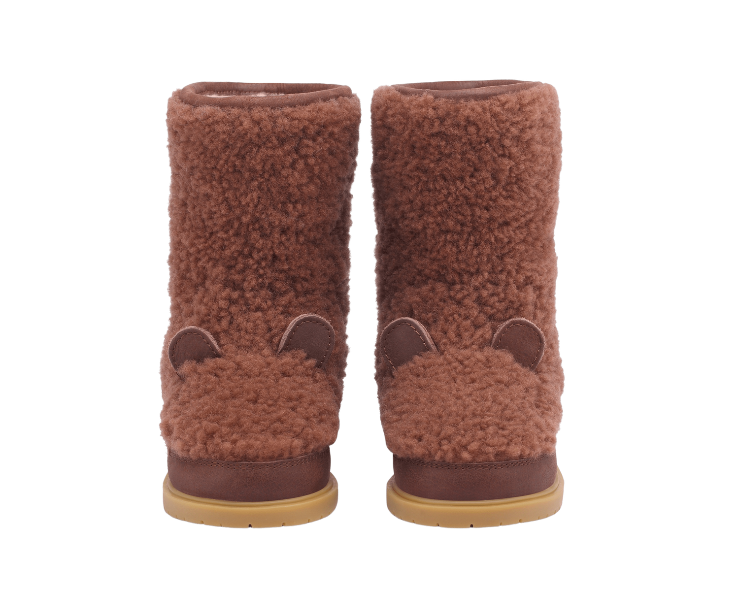 Irfi Boots | Bear | Brown Curly Sheep Wool