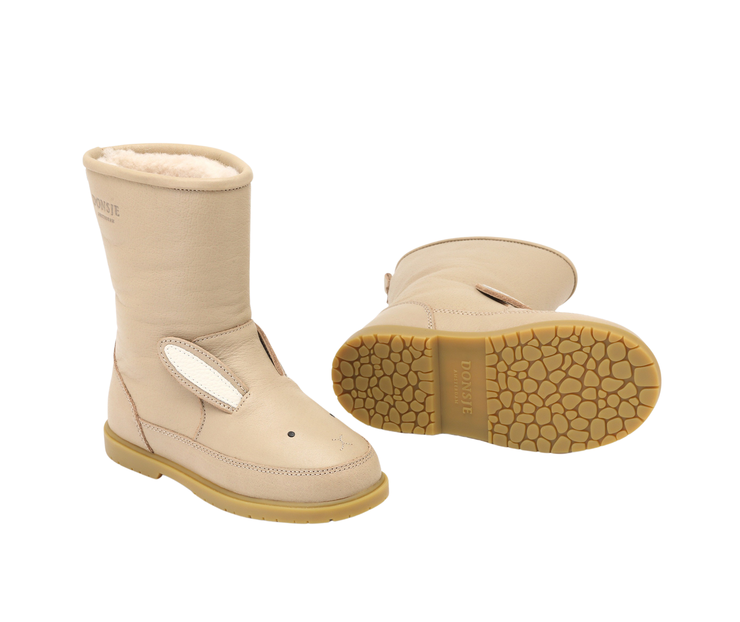 Wadudu Classic Boots Bunny Taupe Leather