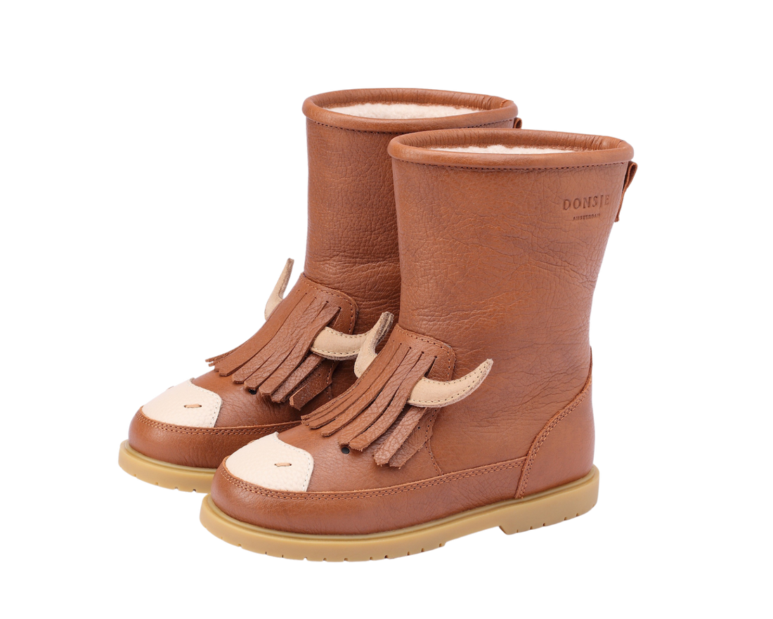 Wadudu Special | Highland Cow | Cognac Leather