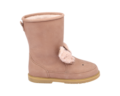 Wadudu Exclusive Boots | Fluffy Bunny | Hazelnut Leather