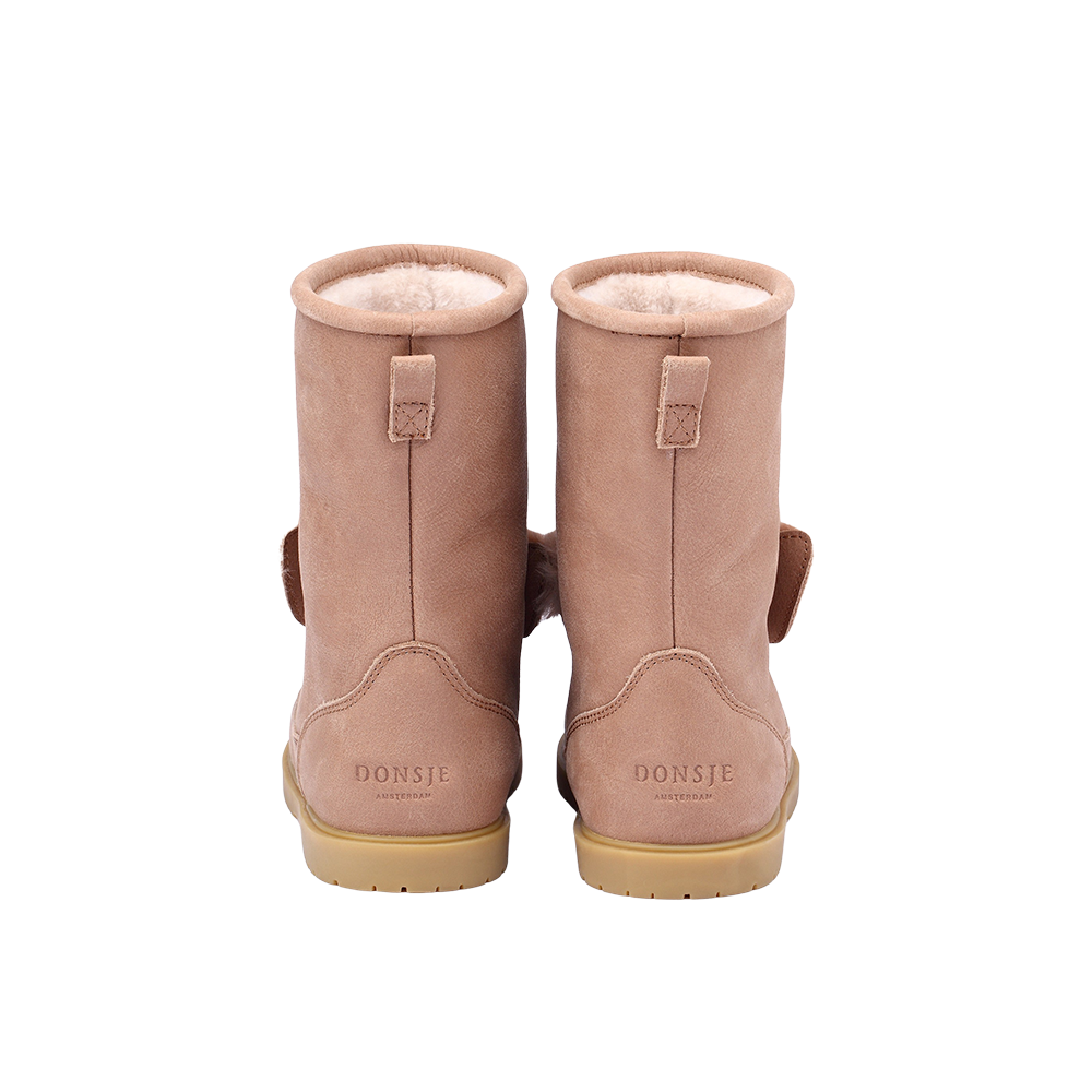 Wadudu Exclusive Boots | Fluffy Bunny | Hazelnut Leather