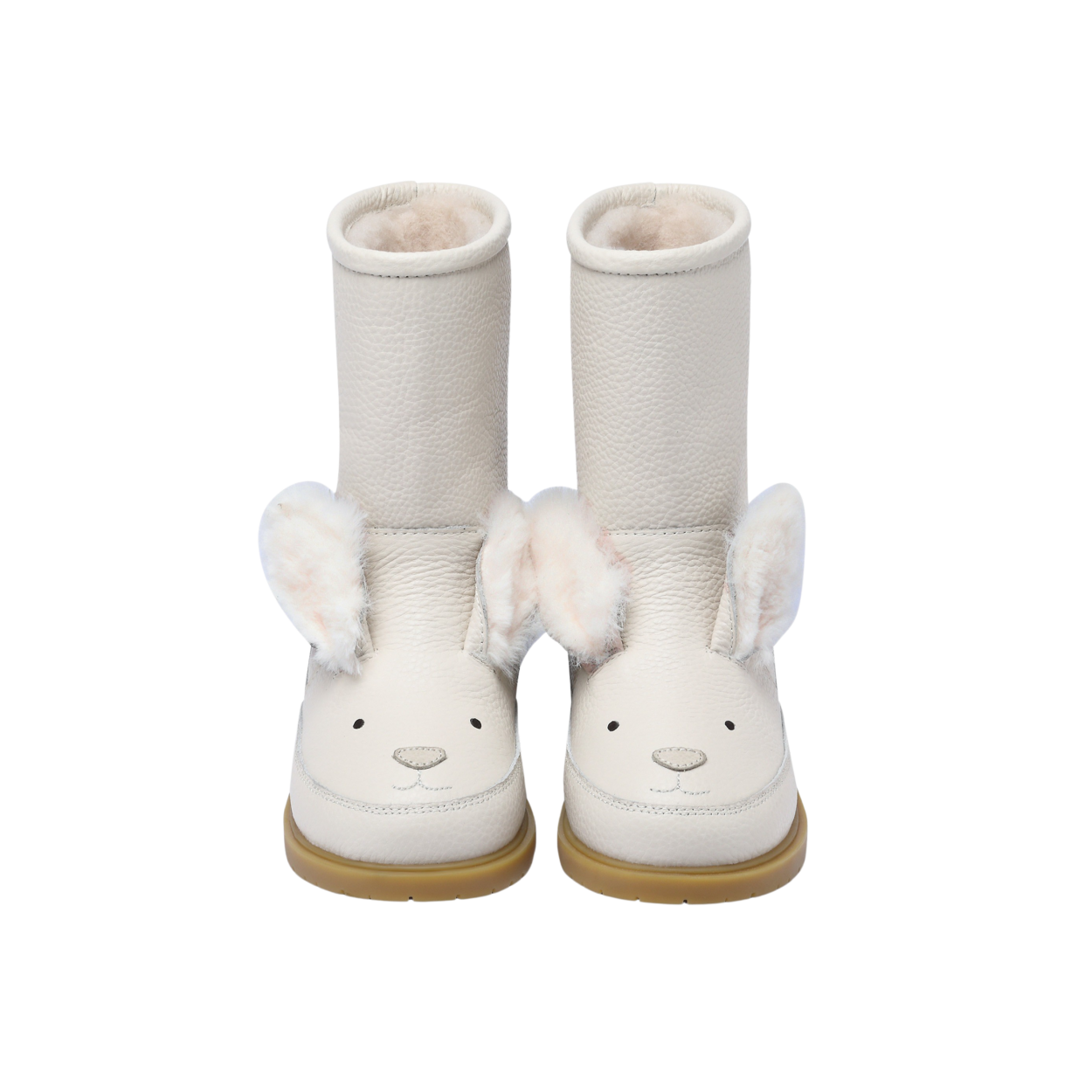 Wadudu Exclusive Boots | Rabbit | Off White Leather