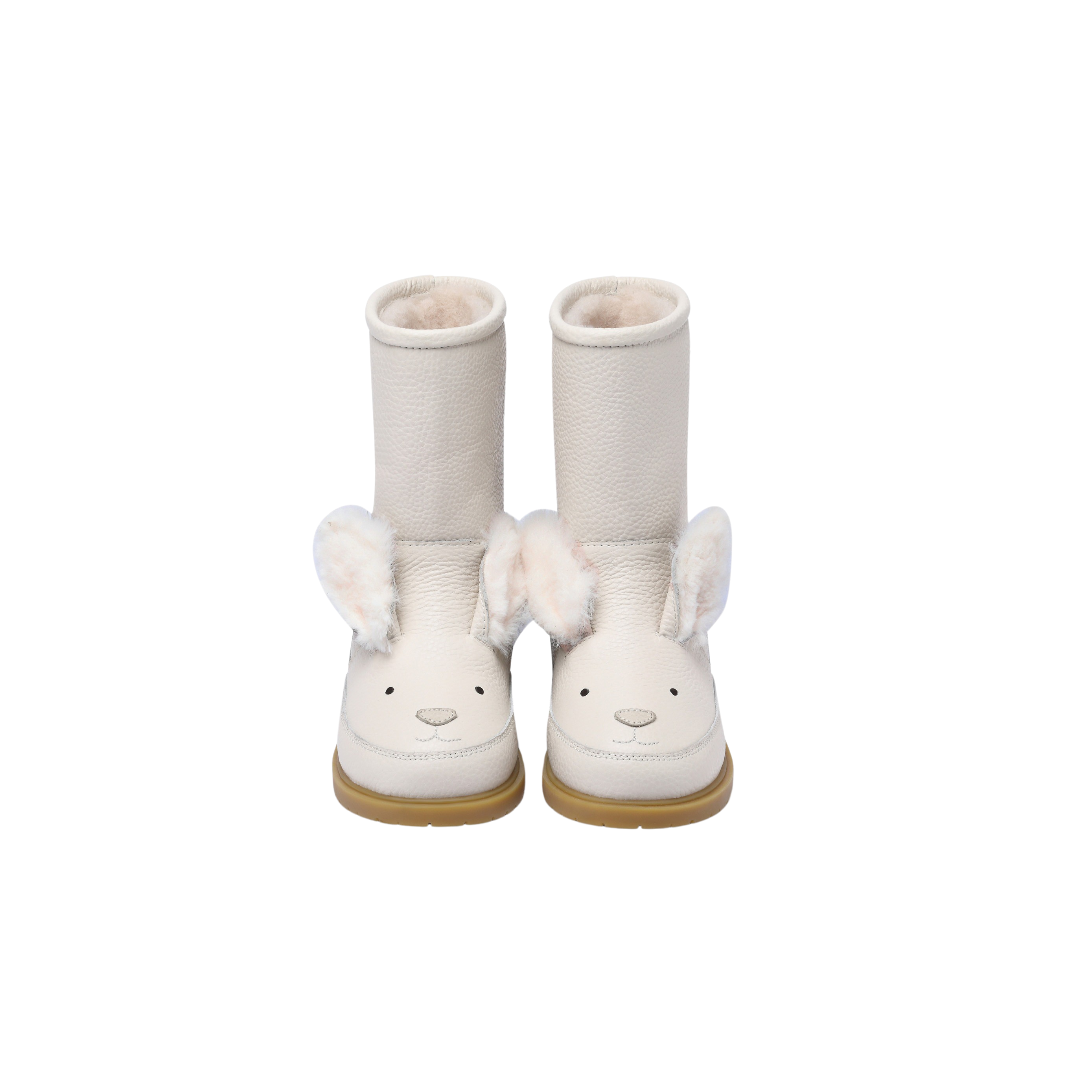Wadudu Exclusive Boots | Rabbit | Off White Leather