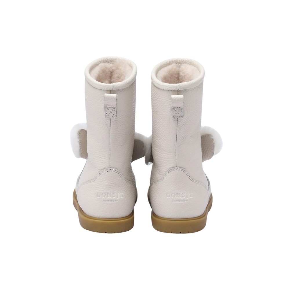 Wadudu Exclusive Boots | Rabbit | Off White Leather
