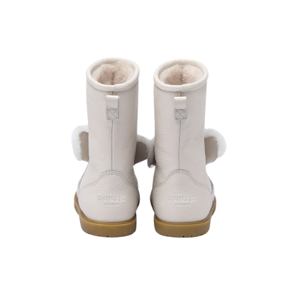Wadudu Exclusive Boots | Rabbit | Off White Leather